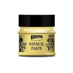 Πάστα για στένσιλ Pentart, pearl 50 ml – Yellow